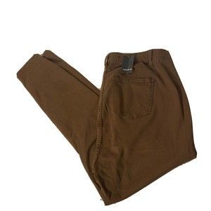 Torrid Nwt Pants Size 14 Brown Twill Skinny Pants
